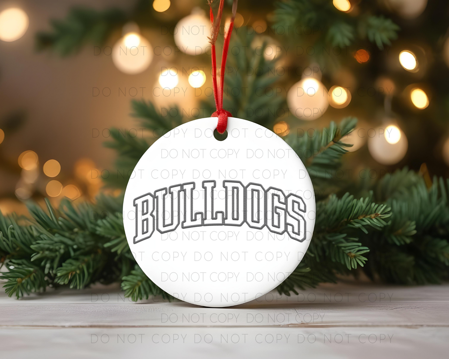 Bulldogs Ornament