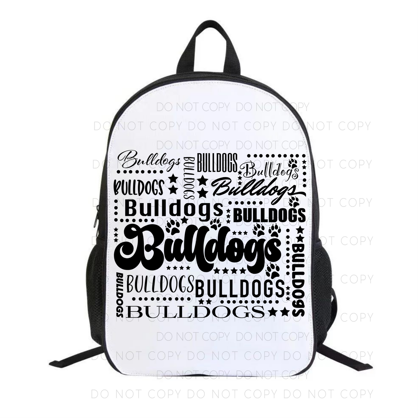 Bulldogs Typography Backpack