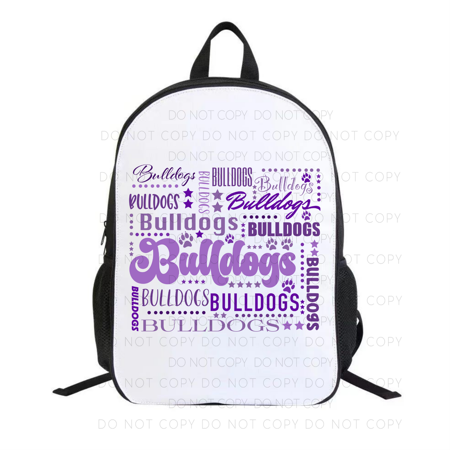 Bulldogs Typography Backpack
