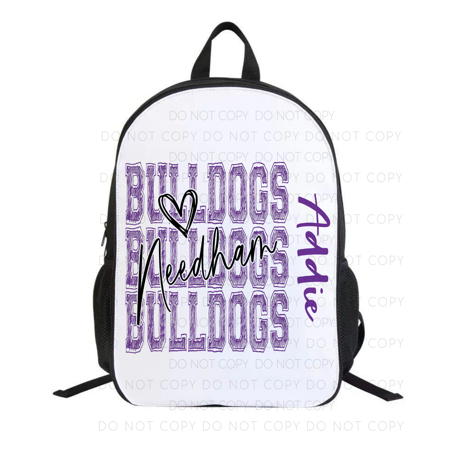 Custom Needham Bulldogs Backpack