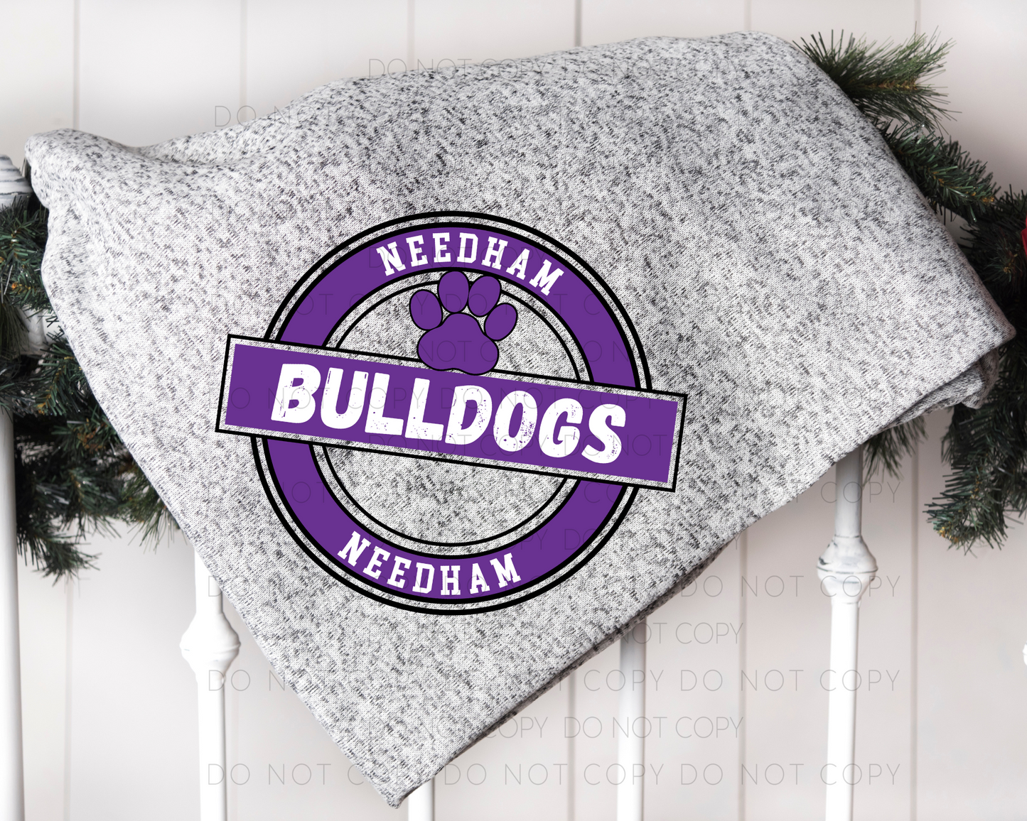 Needham Bulldogs Blanket