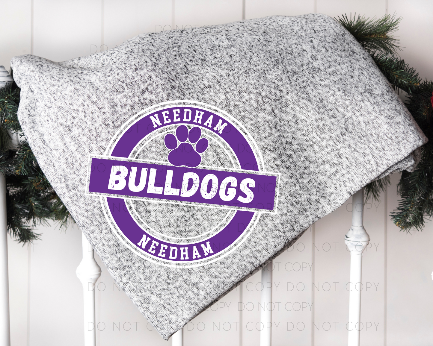 Needham Bulldogs Blanket