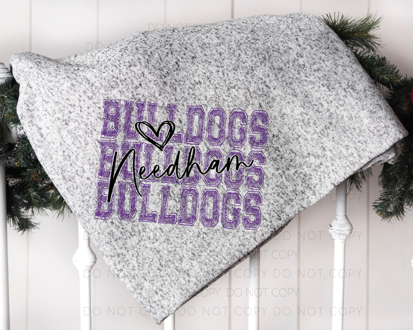 Needham Bulldogs Blanket