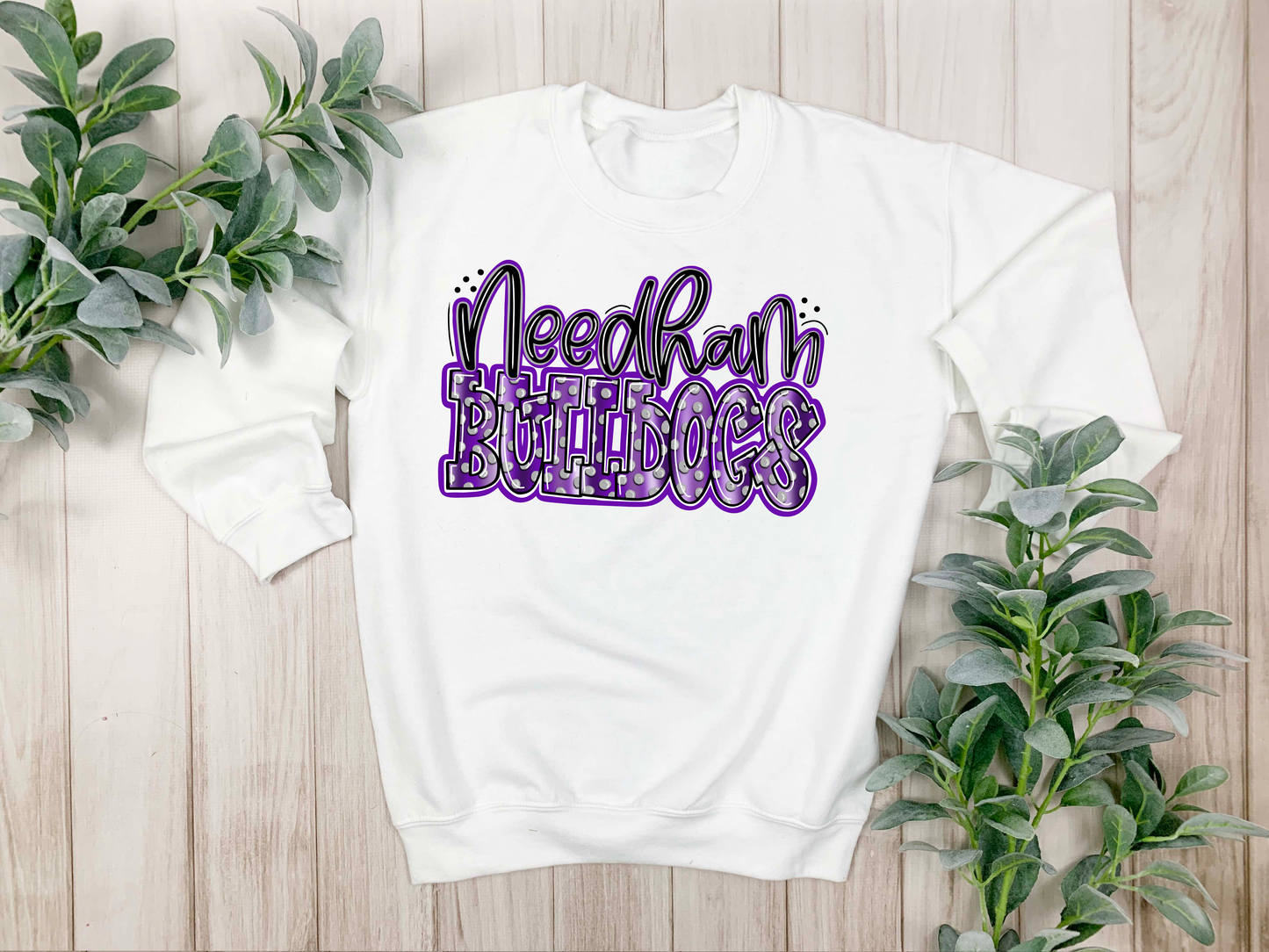 Needham Bulldogs - Handwritten Design