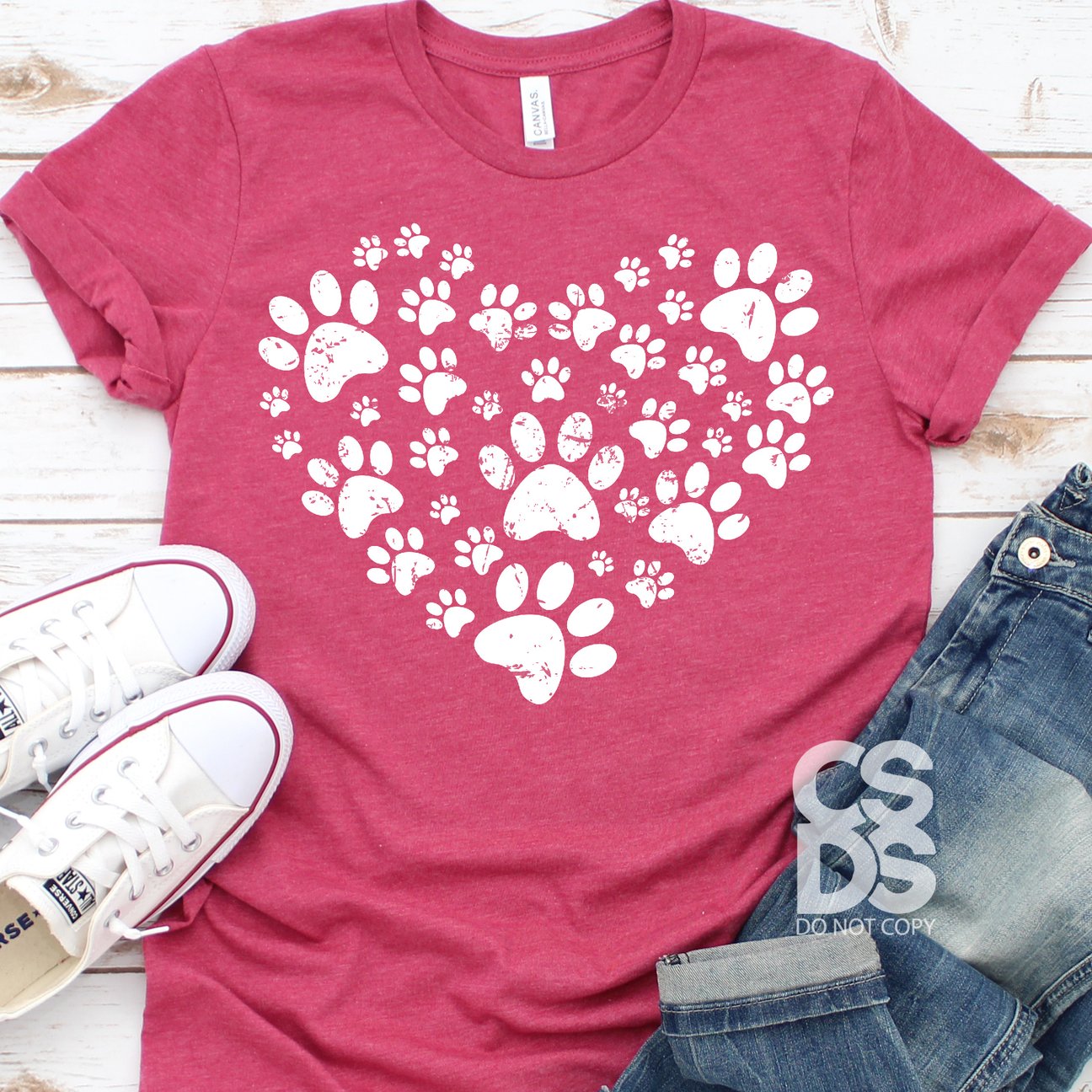 Paw Prints (Heart)