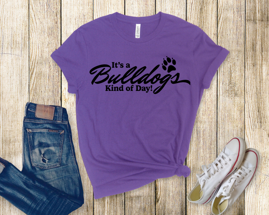 NEEDHAM-It's A Bulldogs Kind Of Day Black