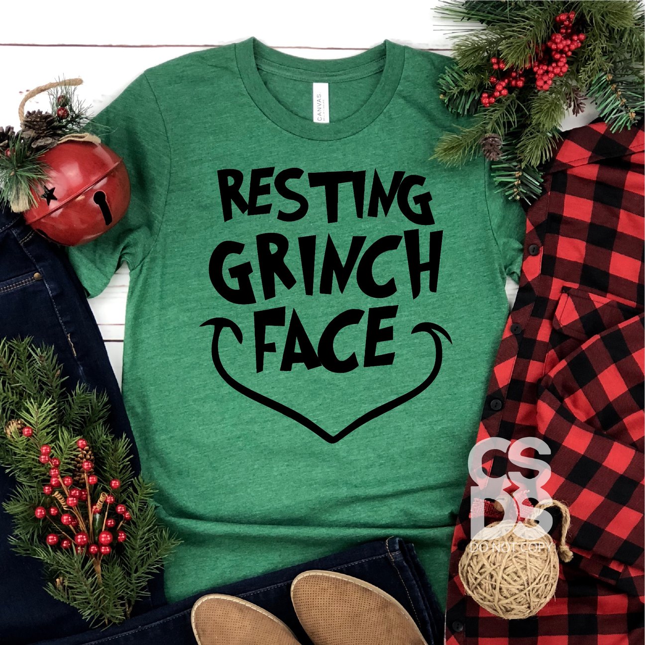 Resting Green Face