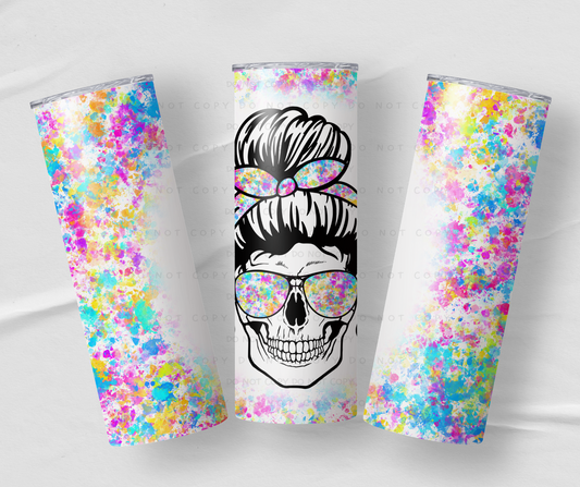 Watercolor Skull